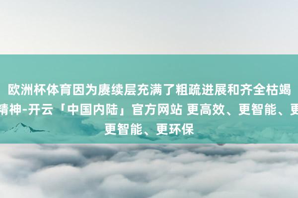 欧洲杯体育因为赓续层充满了粗疏进展和齐全枯竭专科精神-开云「中国内陆」官方网站 更高效、更智能、更环保
